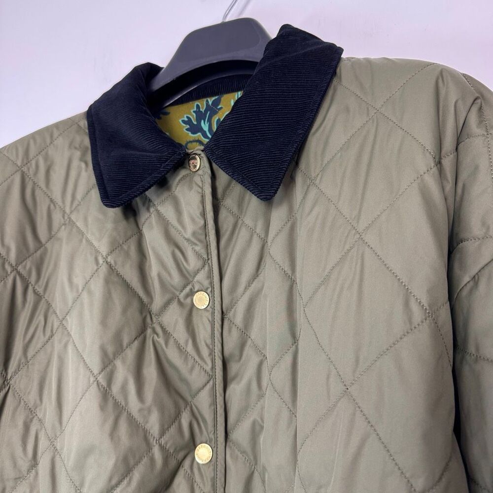 Barbour x House of Hackney - Daintry Reversible Quilted Jacket US 12 - Picture 3 of 12